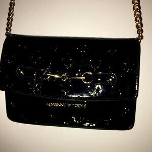 Adrienne Vittadini Patent Leather Crossbody Bag New With Tags